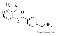 Molecular Structure of 199433-58-4 ((R)-4-(1-Aminoethyl)-N-1H-pyrrolo[2,3-b]pyridin-4-ylbenzamide)